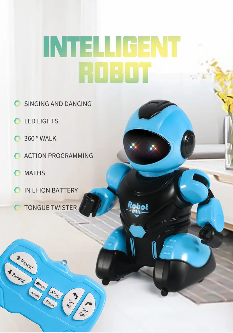 Smart Robot for Children Kids Intelligent Robots Programming Infrared Remote Control Robot Robotics Programmable Christmas Gifts