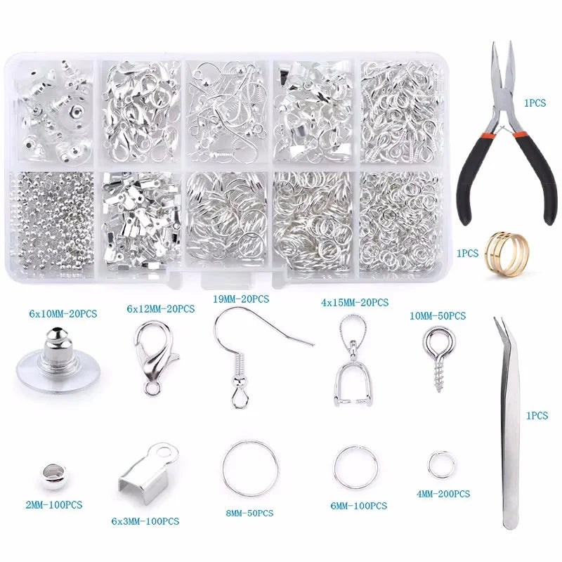 Jewelry Making Kit – Tools, Wires, Charms & Findings Set