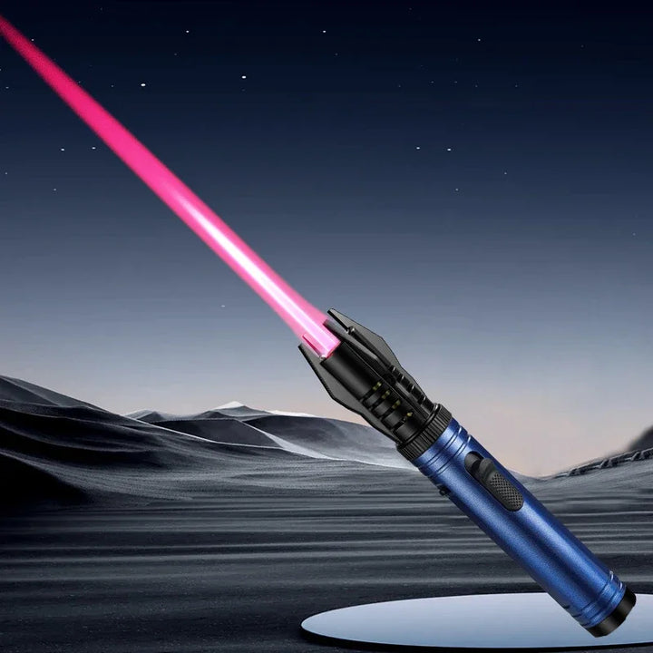 Gas Lighter Kitchen Cooking Powerful Metal Windproof Torch Flame Jet Barbecue Smoking Accessories Cigar Lighters Men's Gift