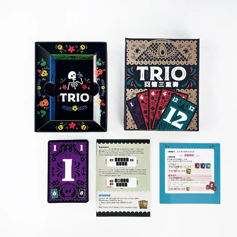 Trio Strategic Card Game – Fun Party Board Game