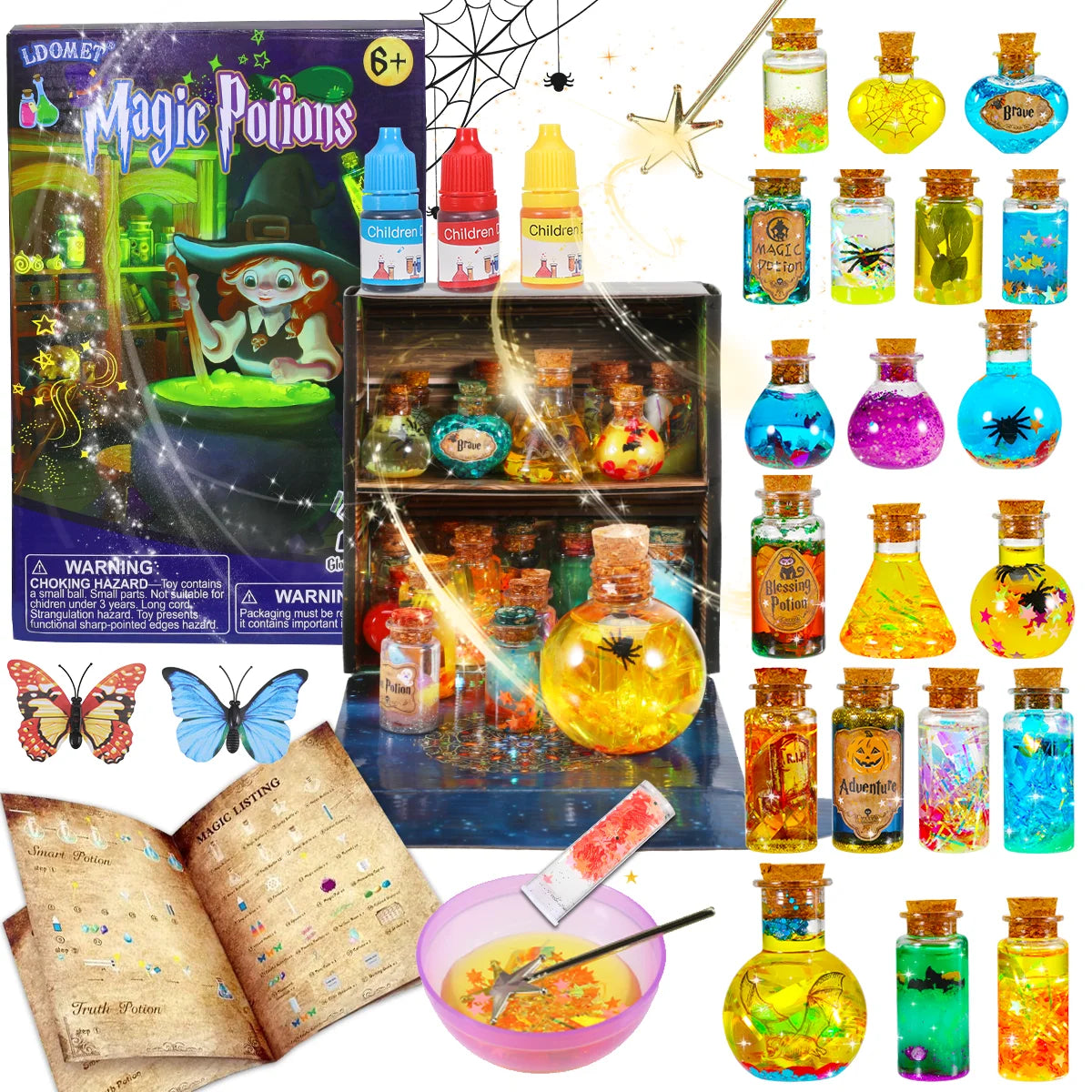 DIY Fairy Magical Potions Kit – Halloween & Christmas Craft Set
