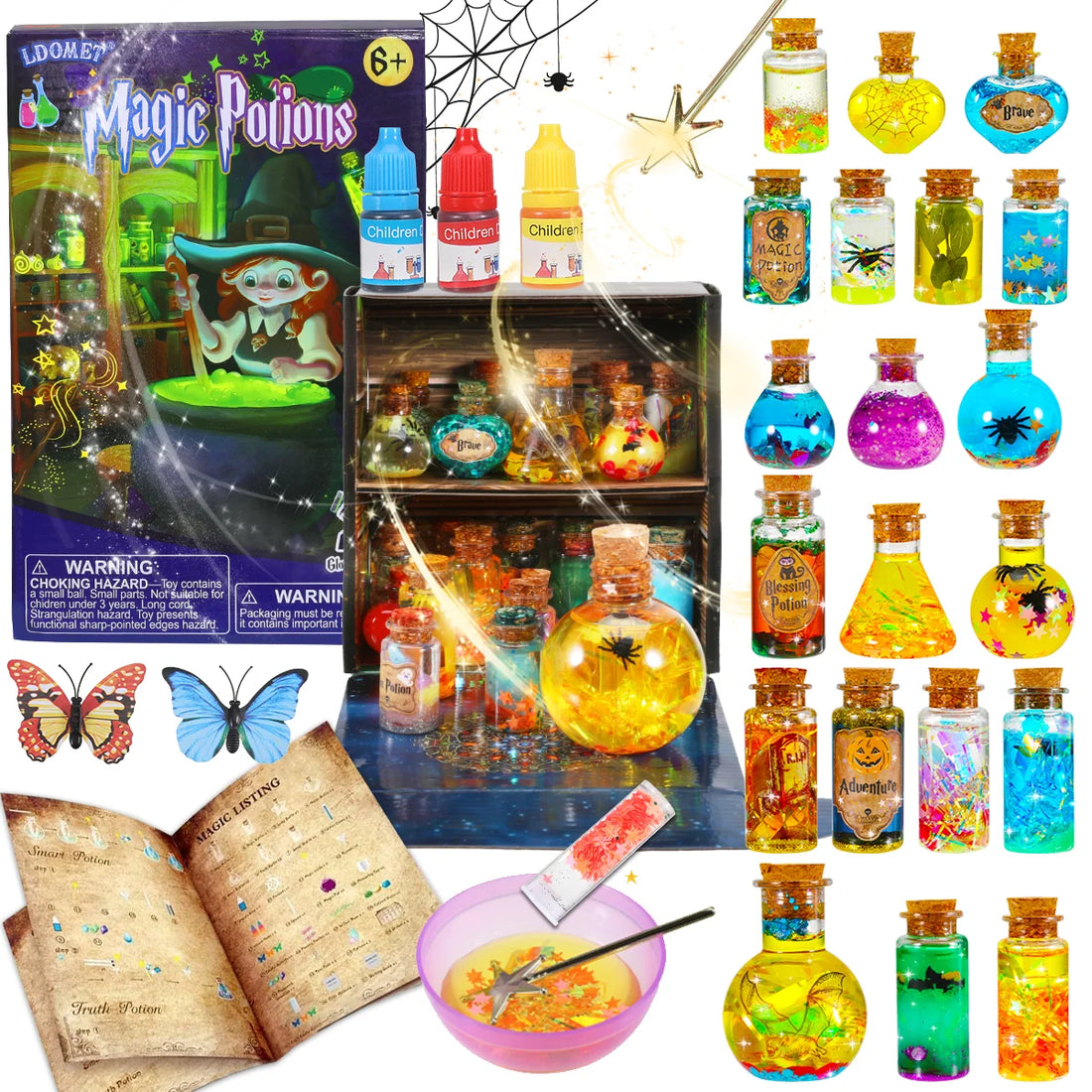 DIY Fairy Magical Potions Kit – Halloween & Christmas Craft Set