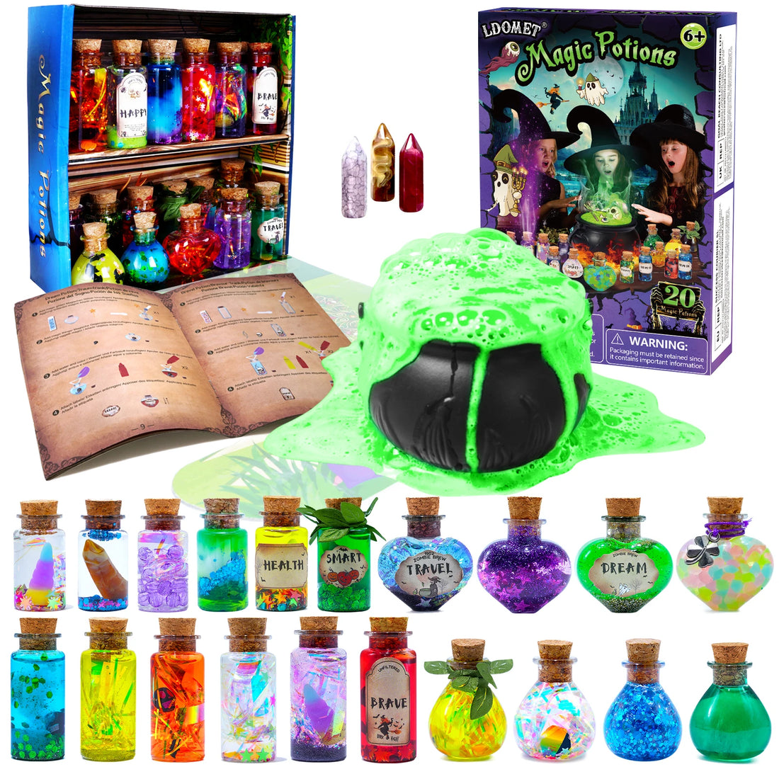 DIY Fairy Magical Potions Kit – Halloween & Christmas Craft Set