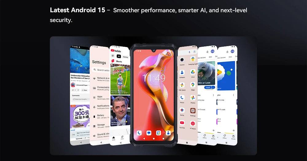 Cubot KingKong Power 5 Rugged Smartphone – 15300mAh, 120Hz