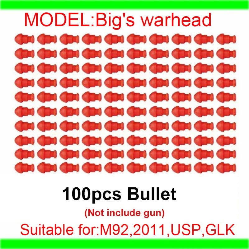 TTI 2011 Pistol Shell Throwing Continuous Firing Blowback Soft Bullet Gun Empty Hanging Birthday Gift