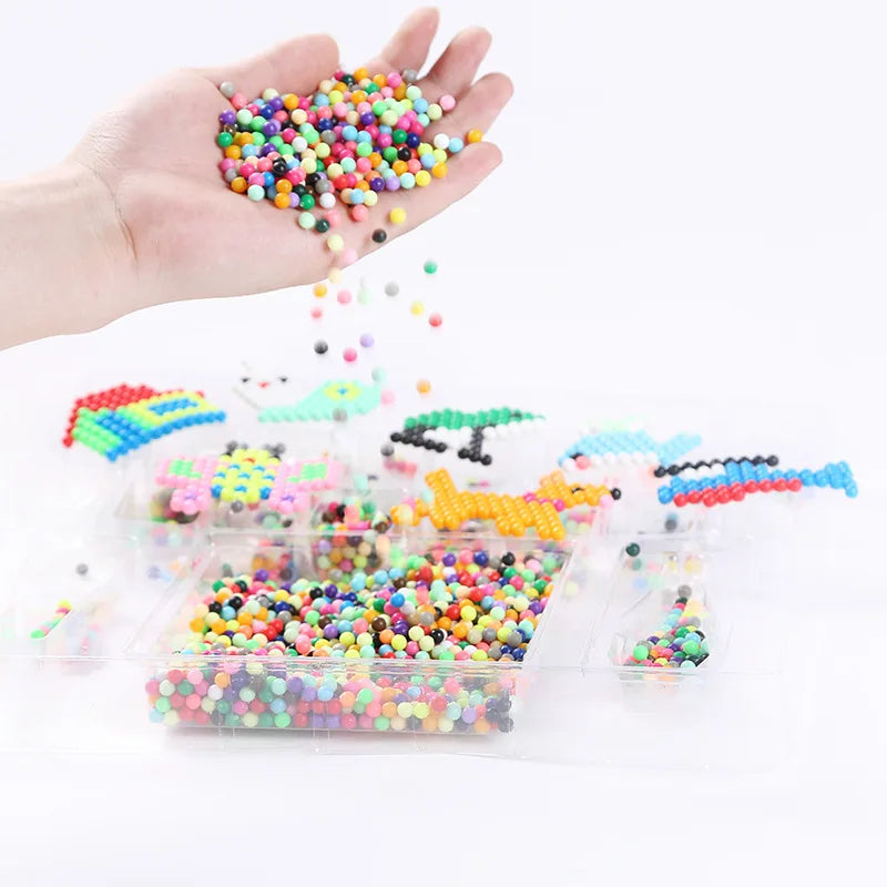1000PCS Water Spray Magic Beads Set – DIY Puzzle Craft Toy