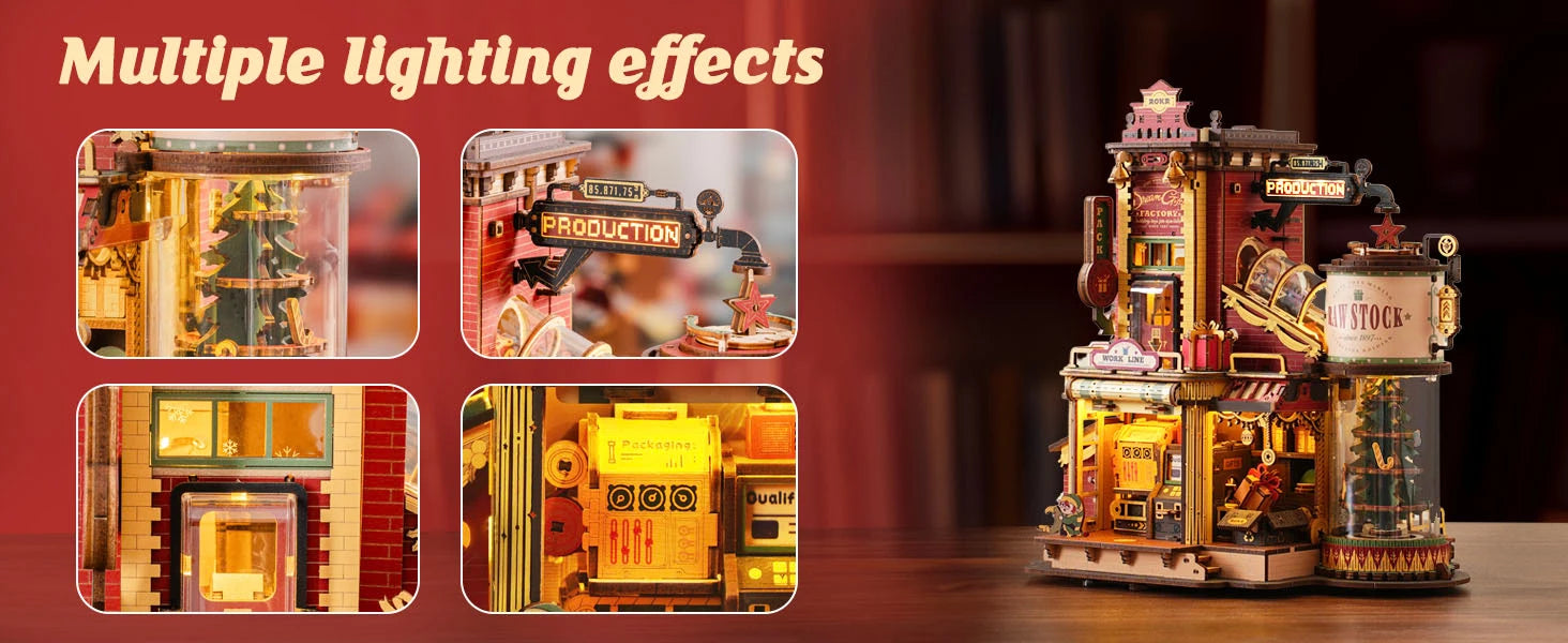 Robotime ROKR Wooden Music Box – 3D Puzzle Model Kit