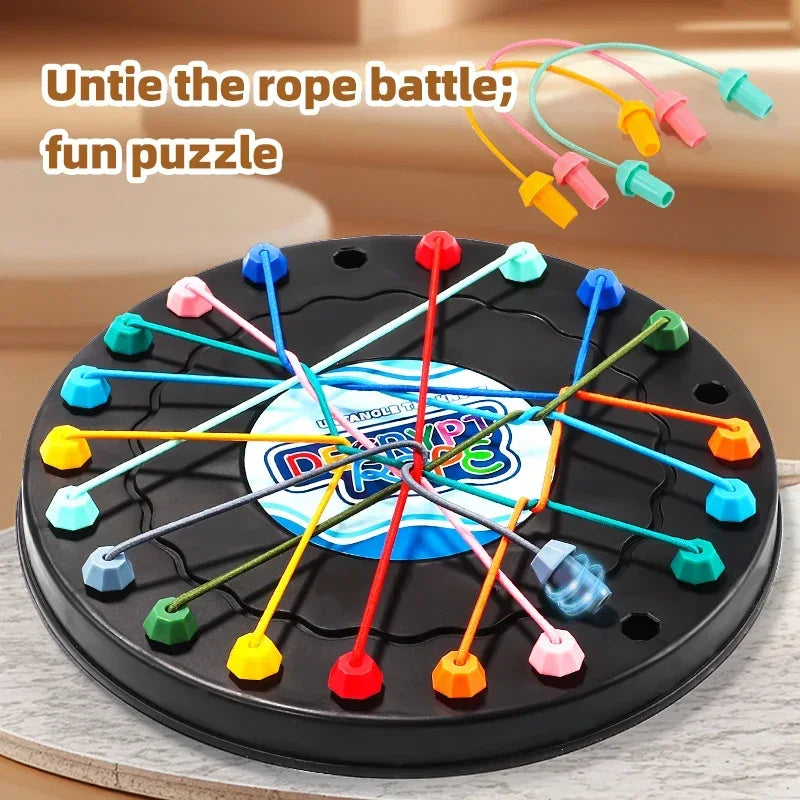 Children’s Rope Puzzle Game – Family Logic & Strategy Toy