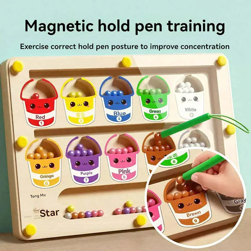 Children’s Magnetic Maze Puzzle – Early Education Toy for Ages 3–4