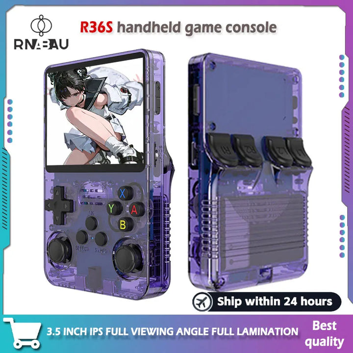 R36S Retro Handheld Game Console – 3.5" IPS, Linux System