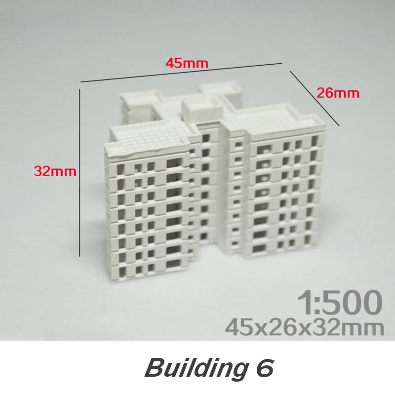 1:500 DIY Miniature House Model – ABS Architecture Kit