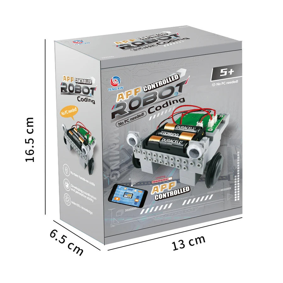 APP Intelligent Programming Automotive Remote Control Robot Puzzle Toys STEAM Education Physical Science Experiments