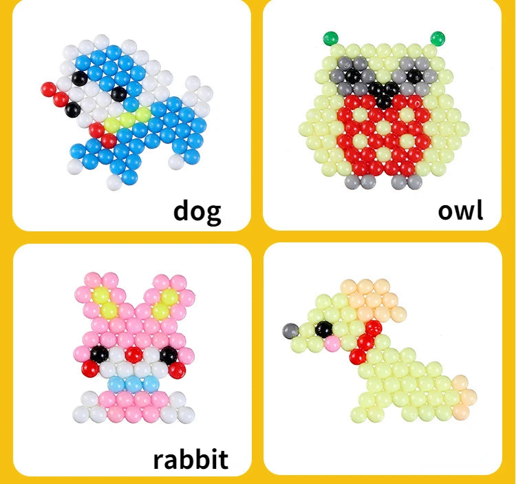 1000PCS Water Spray Magic Beads Set – DIY Puzzle Craft Toy