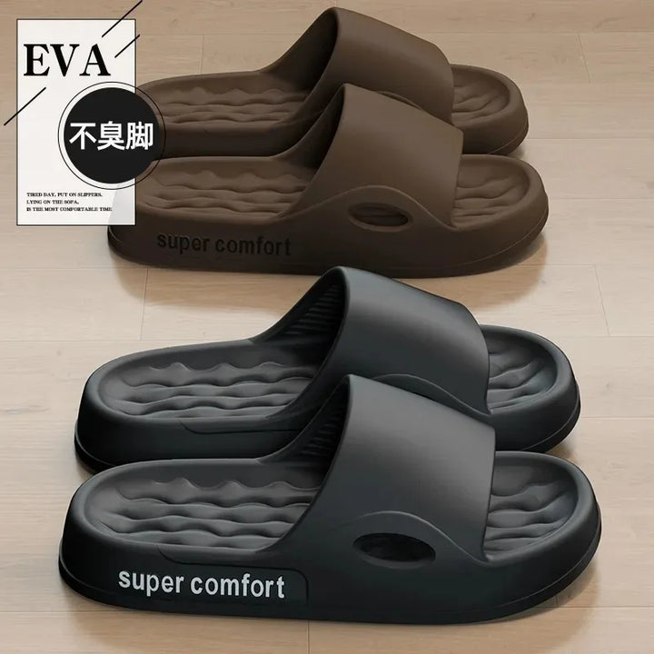 High Quality Men's Ligtweight EVA Indoor Home Sandals Slippers Shoes Men Slippers Outdoor Students Women Comfortable Slides