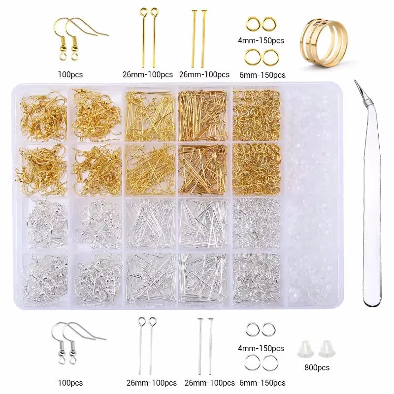 Jewelry Making Kit – Tools, Wires, Charms & Findings Set