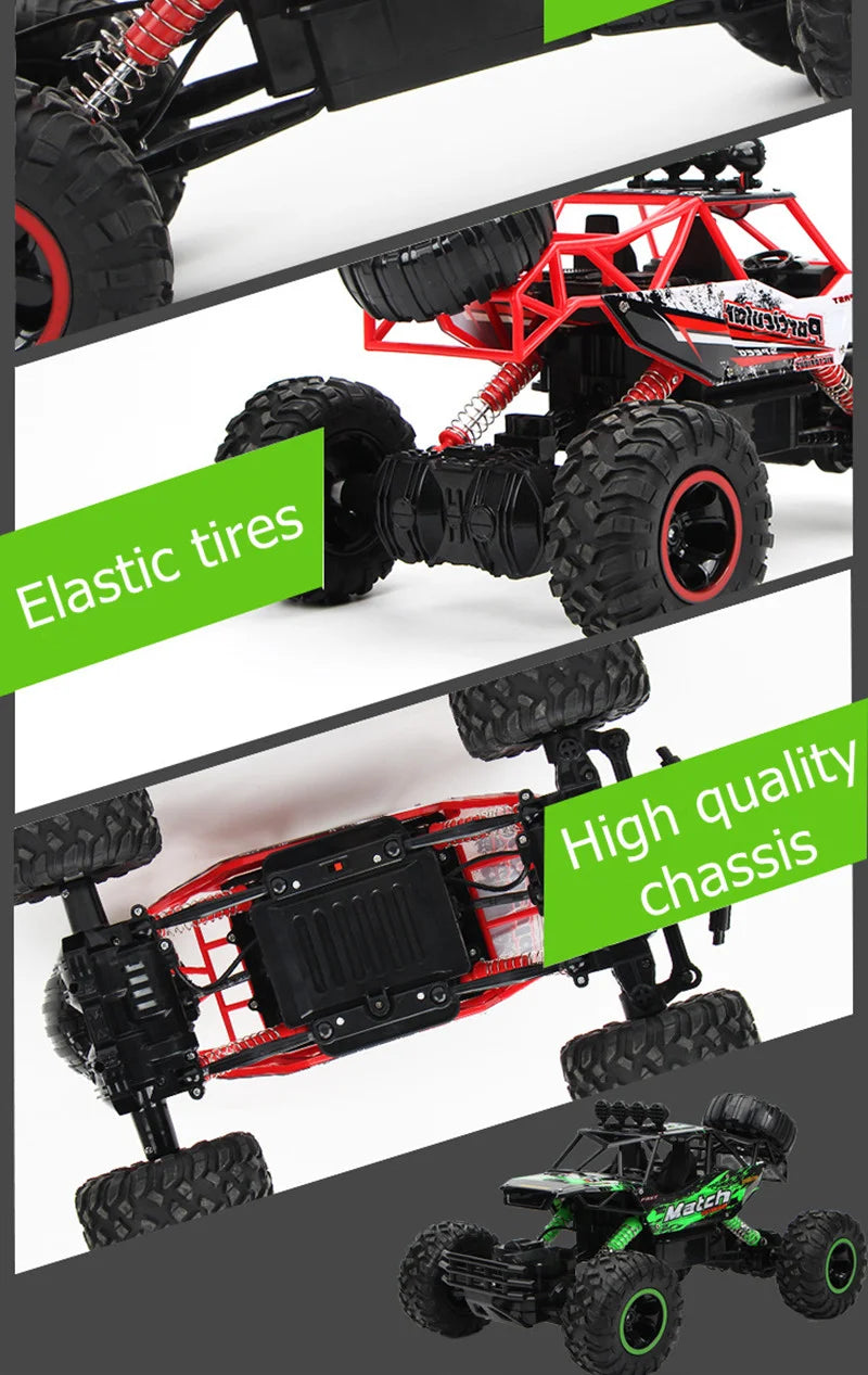 1:12 / 1:16 4WD RC Car 2.4G Radio Control Car Buggy Off-Road Remote Control Cars  Trucks Boys Toys for Children