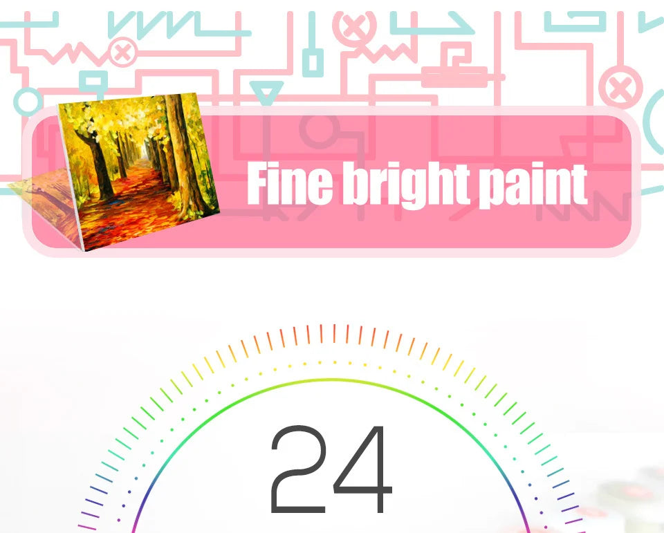 HUACAN Paint By Numbers – Tree of Life Canvas Kit for Adults