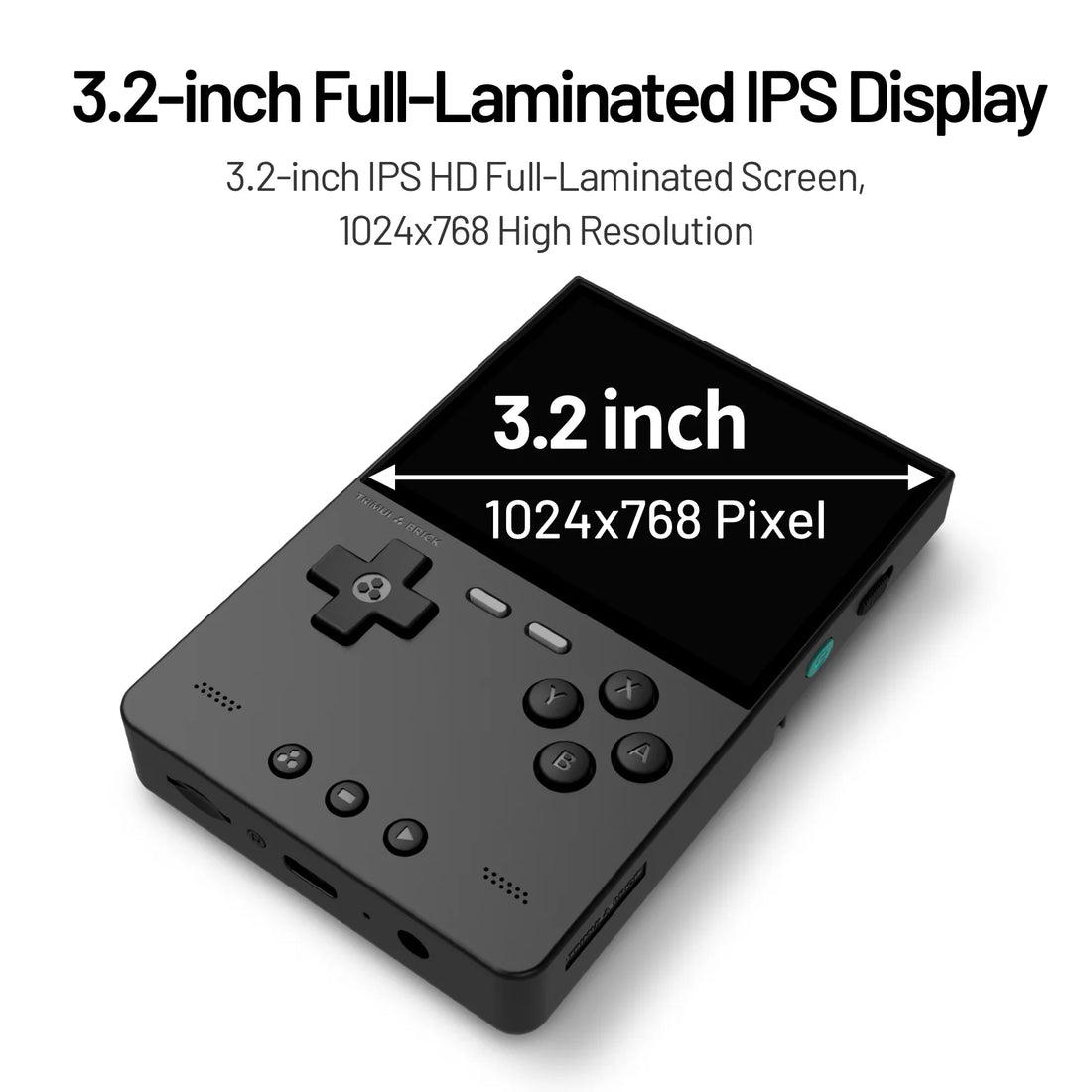 Trimui Brick Retro Handheld Console – 3.2" IPS, 1TB Expandable
