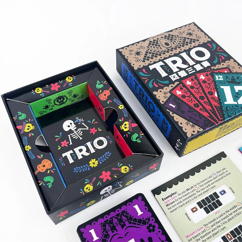 Trio Strategic Card Game – Fun Party Board Game