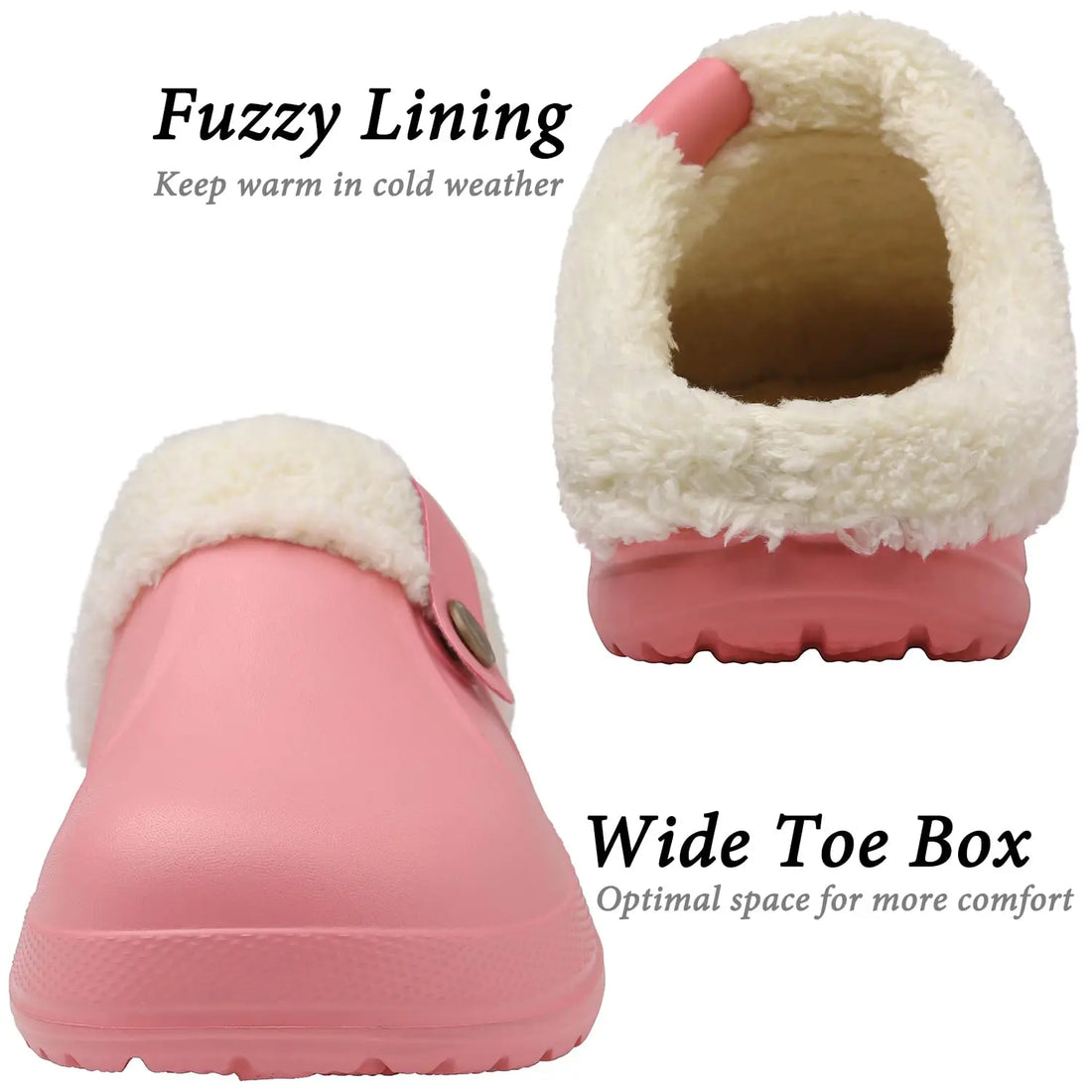Asgard Winter Fur Furry Slippers For Men Outdoor Fashion Waterproof Plush Cotton Slippers Indoor Warm Cozy Non-slip Home Shoes