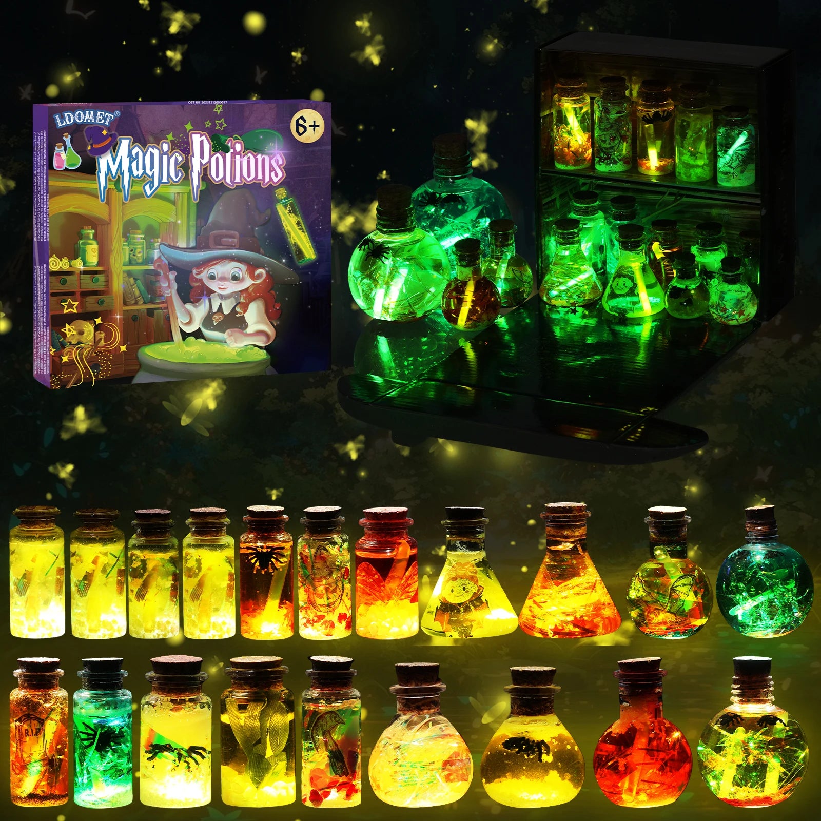 DIY Fairy Magical Potions Kit – Halloween & Christmas Craft Set