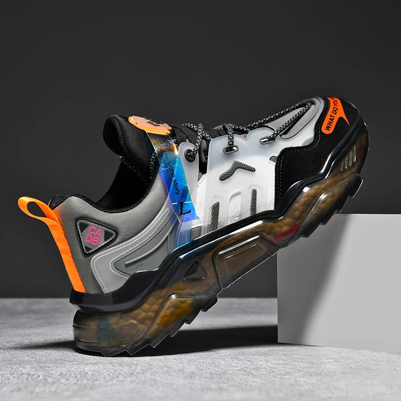 Men's Breathable Casual Sneakers Luxury Trainer Fashion Loafers Running Shoes - Comfortable Race Shoes for Male