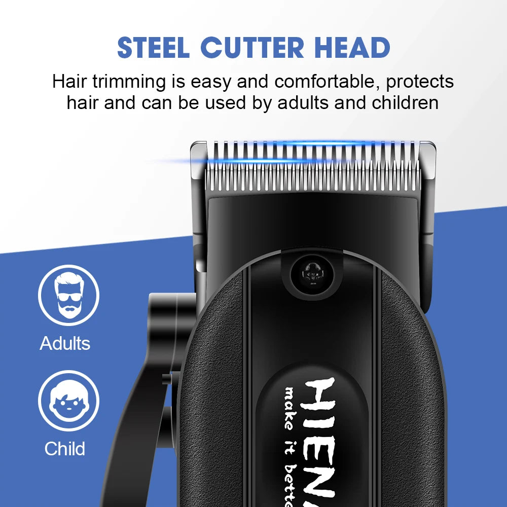 Professional Barber Electric Hair clipper LED display screen UBS charging Trimmer Powerful electric hair clipper trimmer tool