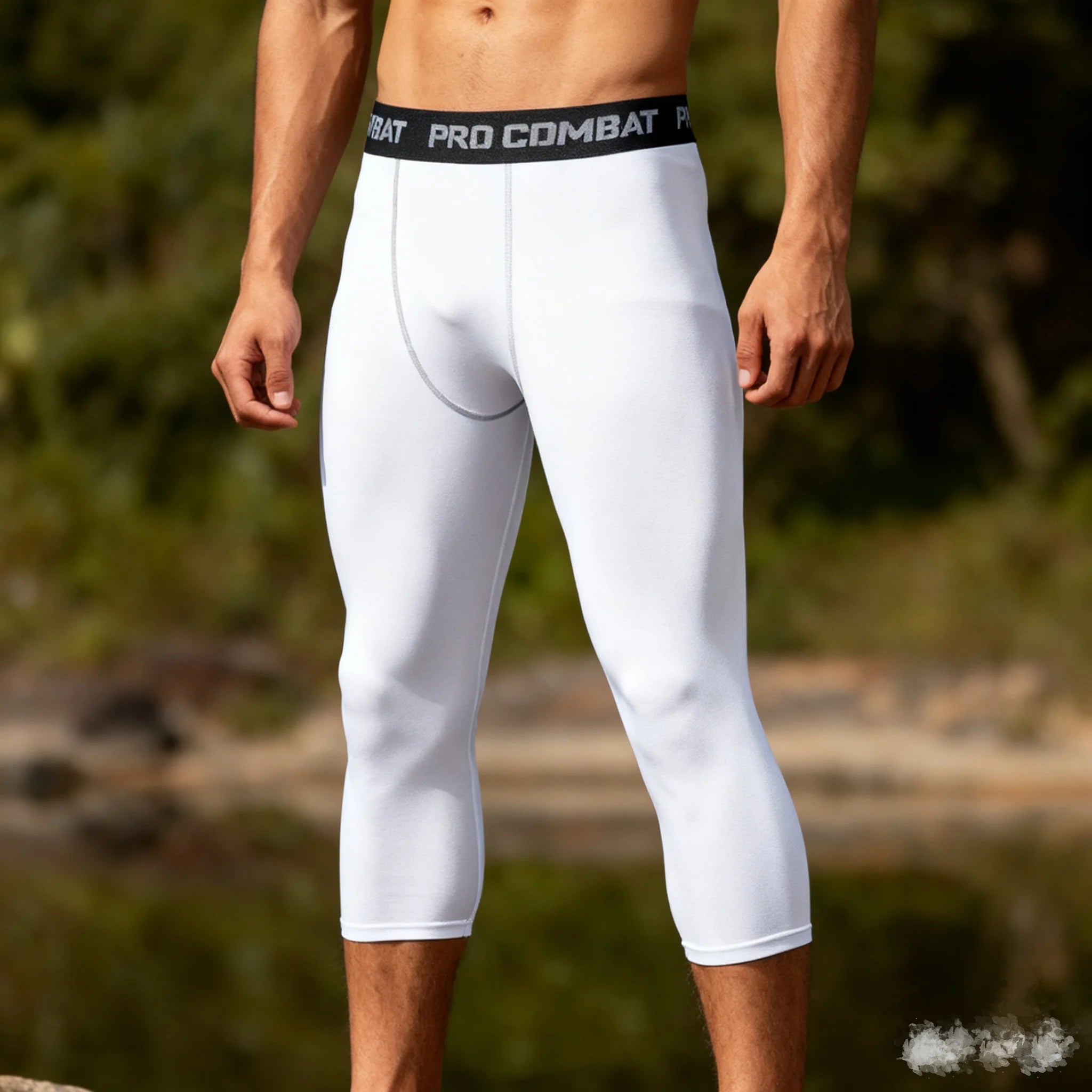 Mens Compression Pants Tights Cool Dry Leggings Sports Baselayer Running Tights Athletic Workout Active Shorts