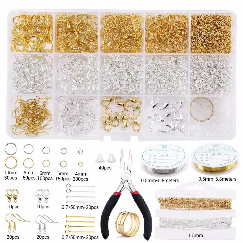 Jewelry Making Kit – Tools, Wires, Charms & Findings Set