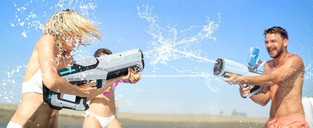 Electric Water Gun – Powerful Automatic Squirt Blaster for Adults & Kids