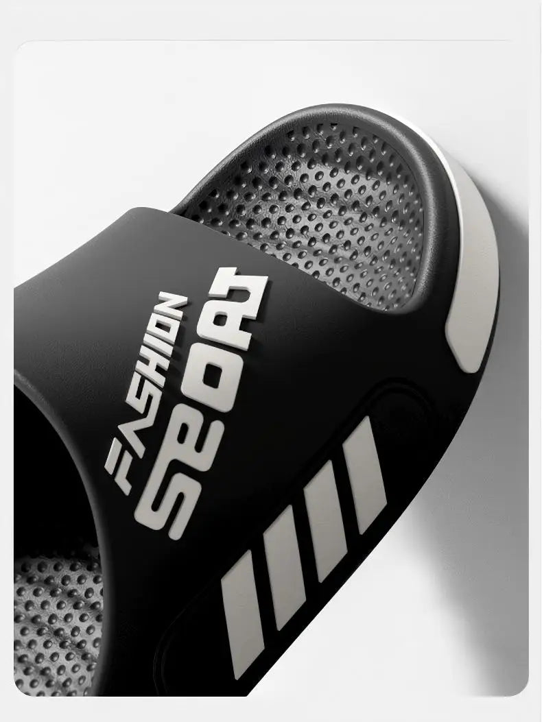 Men's and Women's Professional Design Large Size Eva Slippers Trendyy Student Couple Slippers Outdoor Wear Non-Slip Slippers Women's Summer