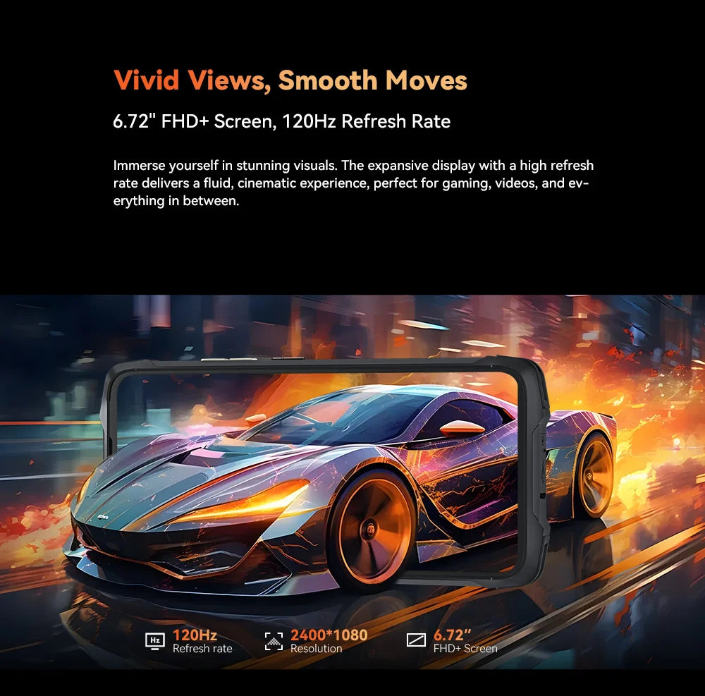 Cubot KingKong Power 3 Rugged Smartphone – 120Hz, 10200mAh