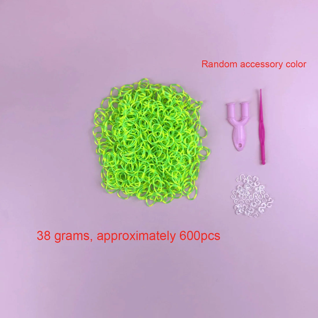 600PCS Loom Bands Bracelet Kit – DIY Jewelry Craft Set for Girls