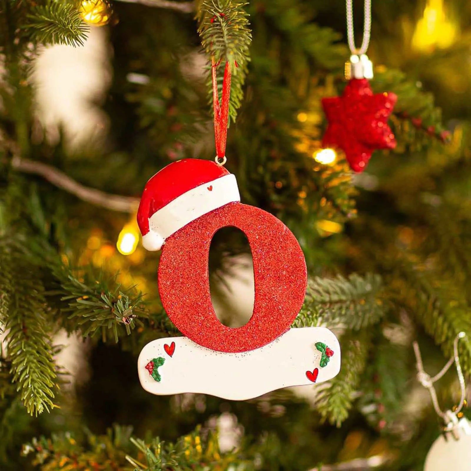 Christmas Letter Pendant Decorations – Acrylic DIY Xmas Ornaments