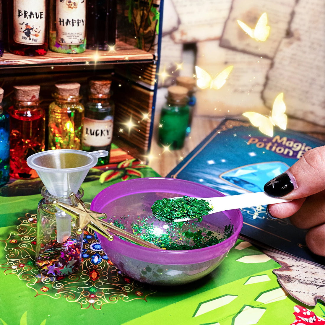 DIY Fairy Magical Potions Kit – Halloween & Christmas Craft Set