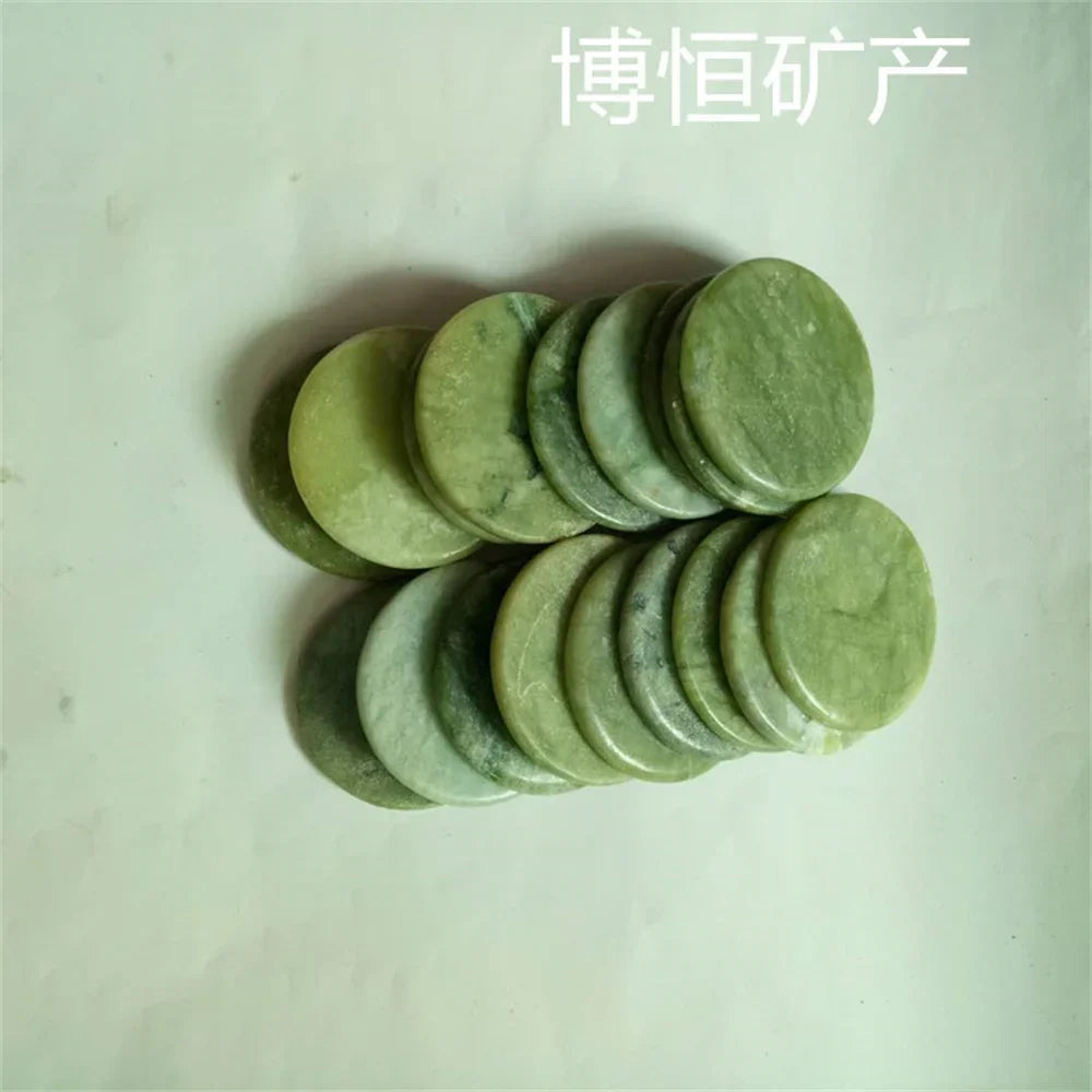 1/10pcs Natural Jade stone slices Flakes Eyelash Extension Jade Slice Crystals