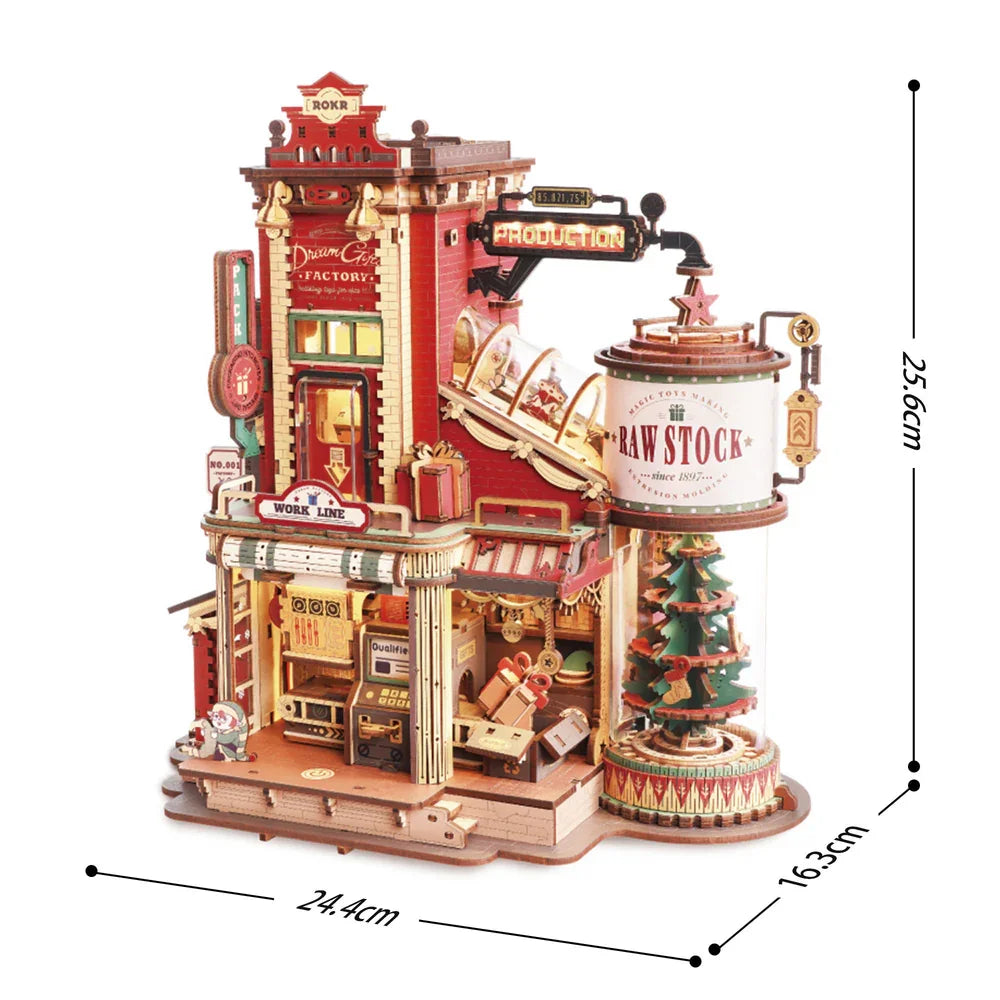 Robotime ROKR Wooden Music Box – 3D Puzzle Model Kit