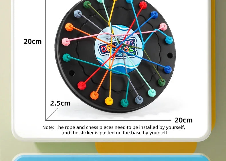 Children’s Rope Puzzle Game – Family Logic & Strategy Toy