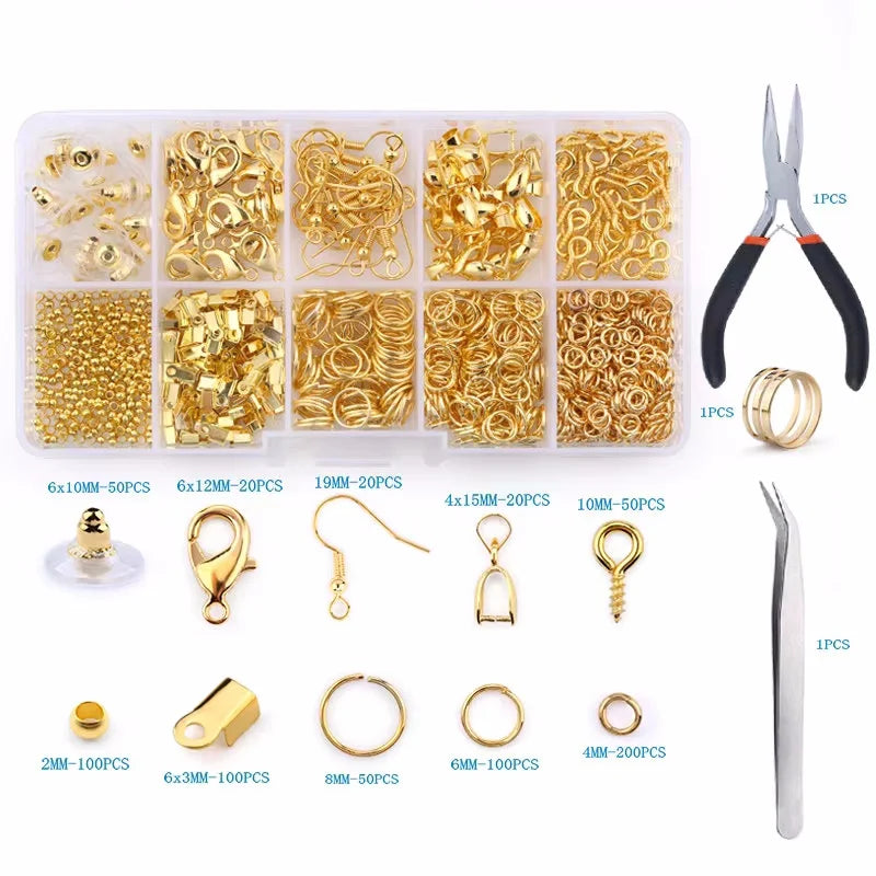 Jewelry Making Kit – Tools, Wires, Charms & Findings Set