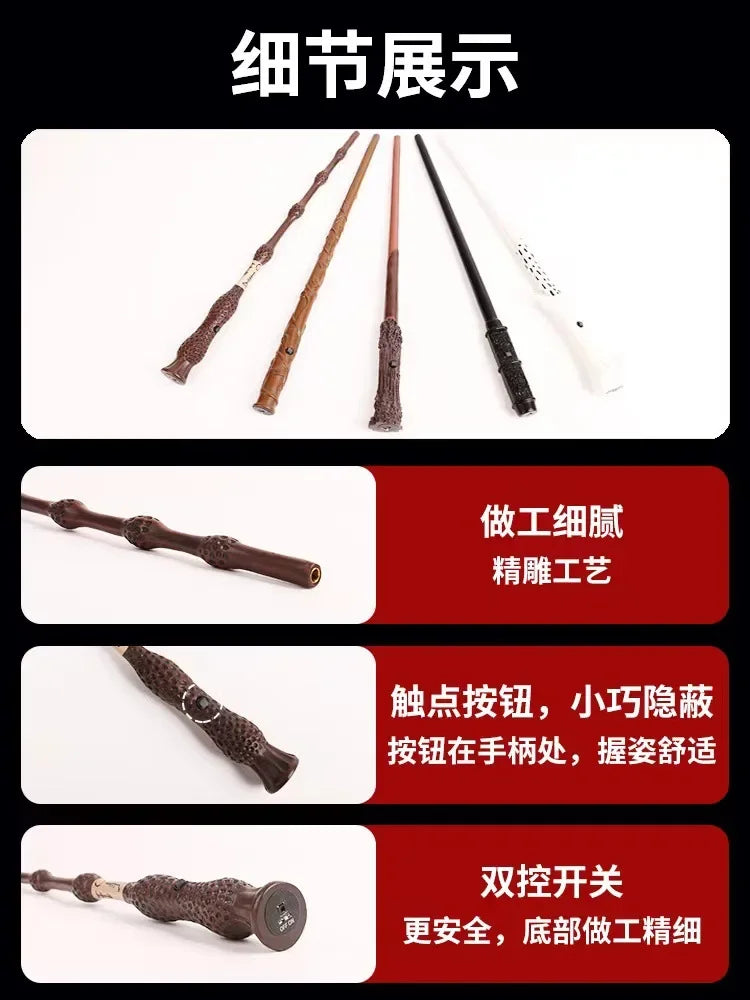 Creative Electronic Flasher Magic Wand Professional Flame Igniter Magician Prop Accessories Magia Games