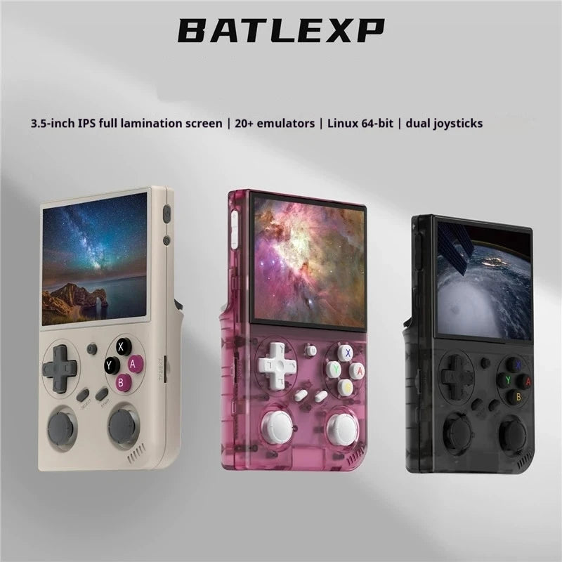 BATLEXP G350 Handheld Console – 3.5" IPS, Dual Joystick, Vibration