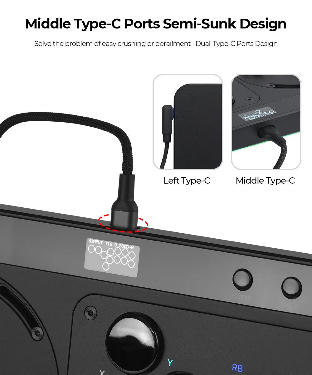 Haute42 HautePad X Leverless Fightstick – RGB Hitbox Controller