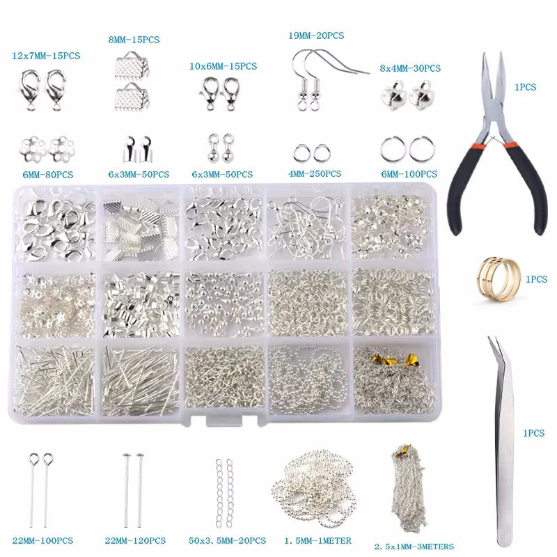 Jewelry Making Kit – Tools, Wires, Charms & Findings Set