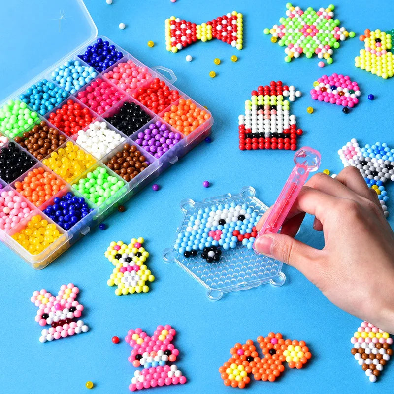1000PCS Water Spray Magic Beads Set – DIY Puzzle Craft Toy