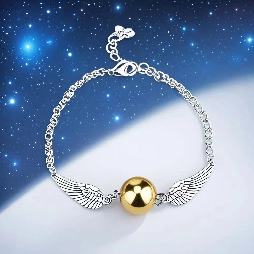 Golden Snitch & Hedwig Bracelet – Handmade Potter Fan Jewelry