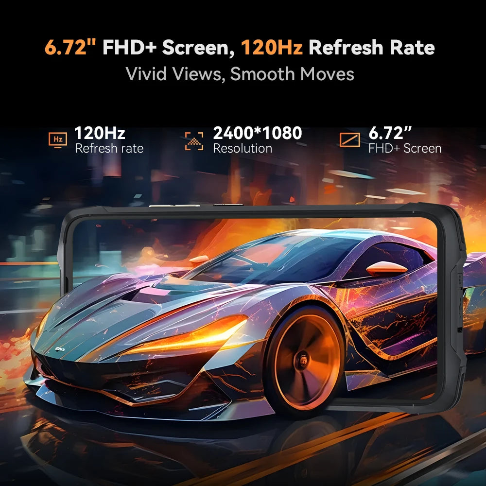 Cubot KingKong Power 3 Rugged Smartphone – 120Hz, 10200mAh