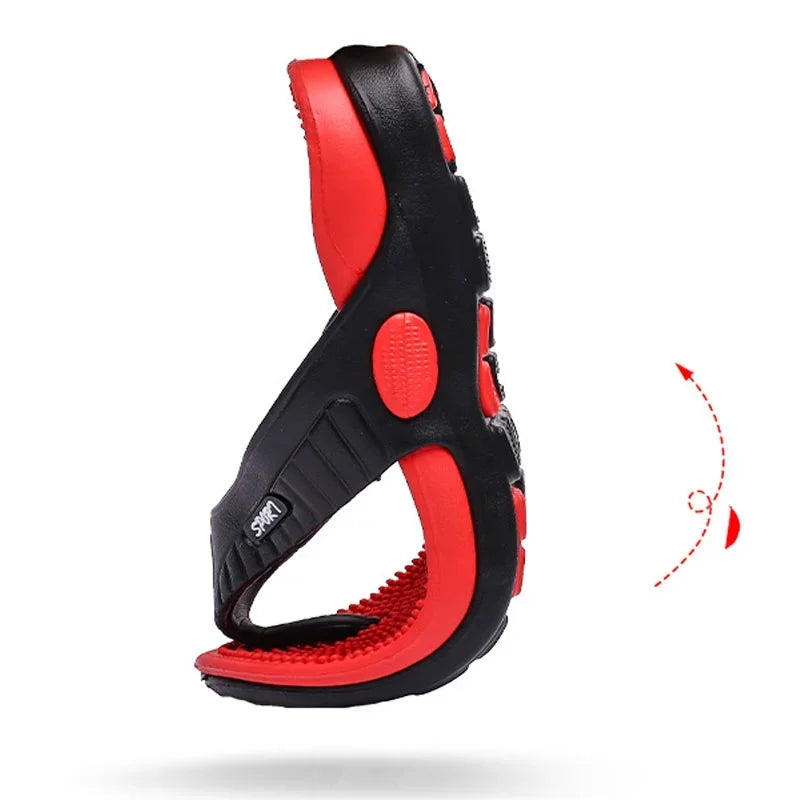 Massage Flip Flops for Men Summer Breathable Beach Shoes Sandals 46 Men Luxury Flip Flops Breathable Plus Big Size Men Slippers