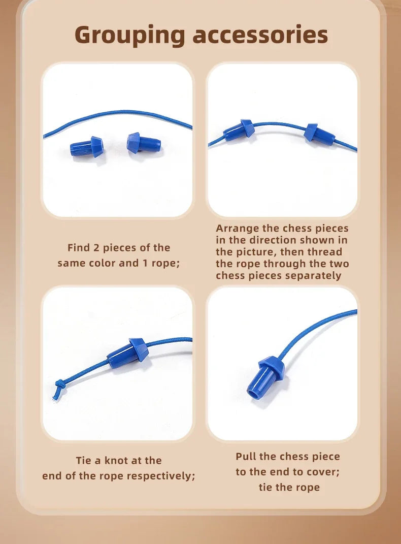 Children’s Rope Puzzle Game – Family Logic & Strategy Toy