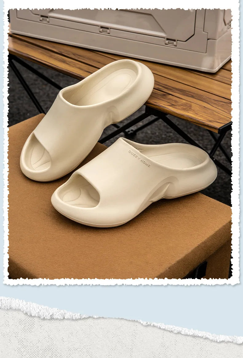 Shevalues Men’s Summer Sandals – Antislip Open-Toe Beach & Casual Slippers