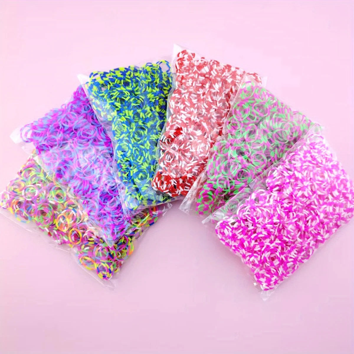 600PCS Loom Bands Bracelet Kit – DIY Jewelry Craft Set for Girls